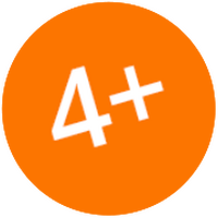 4+ 4+