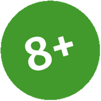 8+ 8+